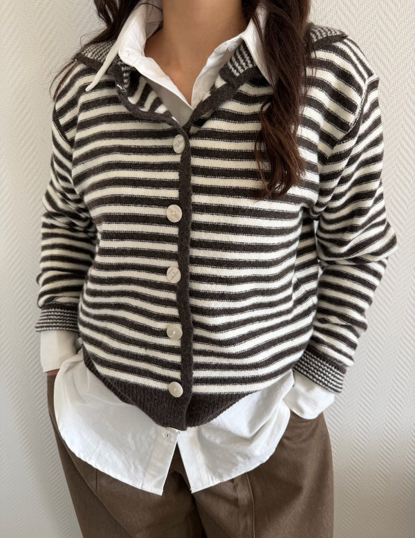 Gilet rayé - Anna